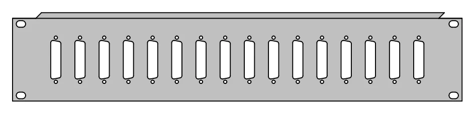 Panel s děrováním pro CANON I – výkres