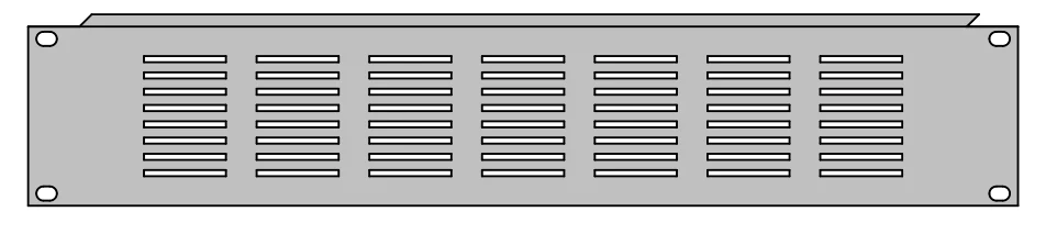 Panel s větracími otvory I – výkres